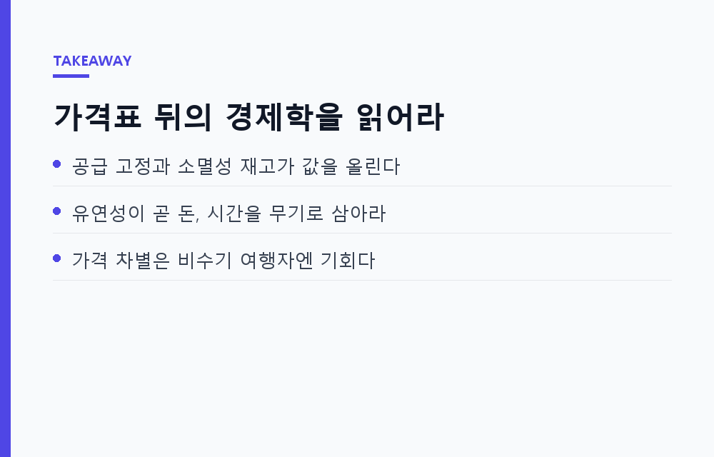 여름휴가 항공권·호텔값 언제 사야 가장 싼가: 성수기에 두 배 뛰는 이유와 절약 타이밍