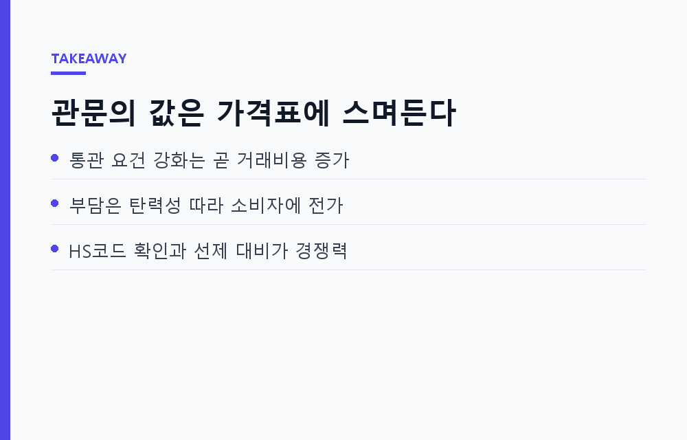 통관 심사대가 촘촘해진 날: 세관장확인고시 개정이 수입기업에 던지는 비용 청구서