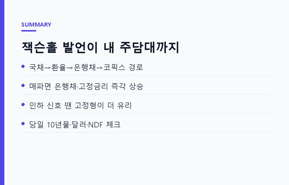 잭슨홀 미팅 2026, 연준 의장 발언 한 줄에 내 주담대 금리가 출렁이는 진짜 경로